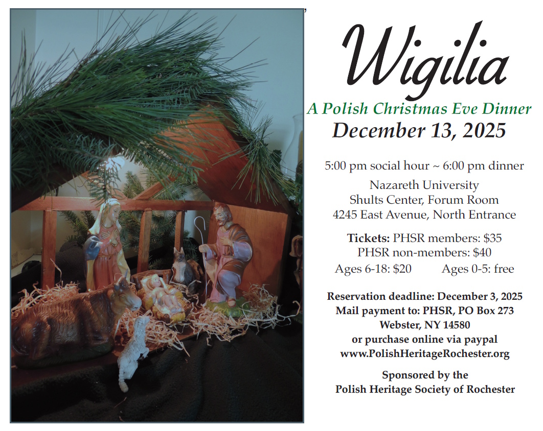 Wigilia Dinner and Program 2025