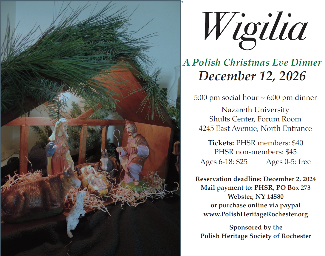 Wigilia Dinner and Program 2026